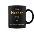 Becker Cool Last Name Family Names Coffee Mug
