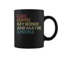 Bernese Mountain Dog Owner Coffee Lovers Quote Vintage Retro Coffee Mug