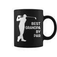 Best Grandpa By Par Golf Gift Christmas Coffee Mug