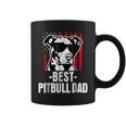 Best Pitbull Dad Mens Funny American Pit Bull Gift For Mens Coffee Mug