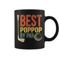 Best Poppop By Par Fathers Day Golf Gift Grandpa Gift For Mens Coffee Mug