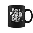 Best Puckin Dad Ever Funny Hockey Gift For Father Coffee Mug
