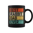 Best Rabbit Dad Ever Funny Rabbits Men Father Vintage Coffee Mug