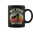 Bonus Dad Gift Cool Retro Hero Best Bonus Dad Ever Gift For Mens Coffee Mug