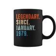 Born In January 1979 40Th Birthday Gift 40 Years Old Shirt Coffee Mug