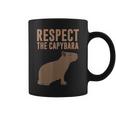 Capybara Gifts Respect The Capybara Cute Animal Coffee Mug