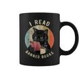 Cat I Read Banned Books Funny Bookworms Reading Book Coffee Mug