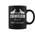 Chemikerin Tassen, Lustiges Damen Tee für Chemie Begeisterte