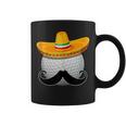 Cinco De Mayo - Golf Ball Mustache Mexican Golf Player Coffee Mug