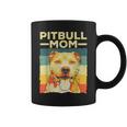 Cool Pitbull Mom For Women Girls Pitbull Owner Dog Lover Coffee Mug
