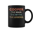Cooper The Man The Myth The Legend Name Personalized Men Coffee Mug
