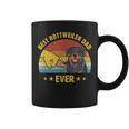 Cute Best Rottweiler Dad Ever Proud Vintage Rottie Father Coffee Mug