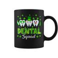 Cute Tooth Leprechaun Hat Dental Squad St Patricks Day Coffee Mug