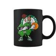 Dabbing Shamrock Basketball St Patricks Day Boston-Celtic Coffee Mug