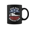Dad Bod Drinking Team American Us Flag Vintage Fathers Day Coffee Mug
