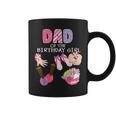 Dad Of The Birthday Girl Spa Party Nail Polish Makeup Bday Coffee Mug