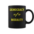 Democracy Morality Libertarian Conservative Ancap Freedom Coffee Mug