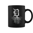 Detroit D Roots Michigan Born Rooted Coffee Mug