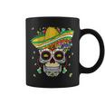 Dia De Los Muertos Colorful Bone Taco Happy Cinco De Mayo Coffee Mug