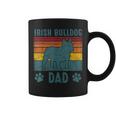 Dog Irish Bulldog Dad - Vintage Irish Bulldog Dad Coffee Mug