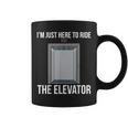 Elevator Mechanic Engineer Ride The Elevator Technician Coffee Mug