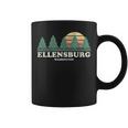 Ellensburg Wa Vintage Throwback Retro 70S Design Coffee Mug