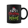 First Christmas As A Dad Funny New Mom Mommy Christmas Coffee Mug
