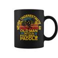 Funny An Old Man With A Pickleball Paddle Men Dad Gift Coffee Mug