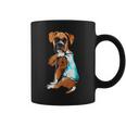 Funny Boxer Dog I Love Dad Tattoo Boxer Lover Gift Coffee Mug