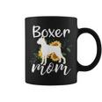 Funny Boxer Mom Sunflower Dog Lovers Mothers Day Gift Coffee Mug