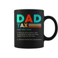 Funny Dad Tax Definition Retro Vintage Coffee Mug