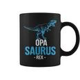 Funny Fathers Day Gift For Grandpa Opa Saurus Rex V2 Coffee Mug
