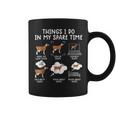 Funny Goat 6 Things I Do In My Spare Time Goat Coffee Mug