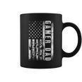 Gamer Dad American Flag Funny Video Gaming Fathers Day Coffee Mug