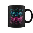 Gender Reveal Party Mom Dad Gift Baseball Softball Gift Coffee Mug