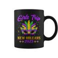 Girls Trip New Orleans 2023 Costume Mardi Gras Mask Beads Coffee Mug