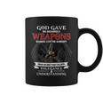 God Gave His Archangels Weapons Funny Army Veteran Warrior Coffee Mug