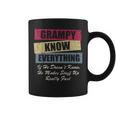 Grampy Knows Everything If He Doesnt Know Fathers Day Coffee Mug