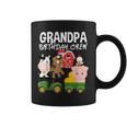 Grandpa Birthday Crew Farm Animals Barnyard Tractor Party Coffee Mug