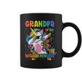 Grandpa Of The Birthday Princess Dabbing Unicorn Girl Gift For Mens Coffee Mug