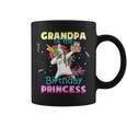 Grandpa Of The Birthday Princess Funny Unicorn Dabbing Girl Coffee Mug