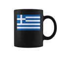 Greece Gift Women Men Kids Left Chest Greek Flag Souvenir Coffee Mug