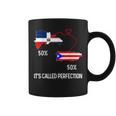 Half Puerto Rican Half Dominican Flag Map Combined Pr Rd Coffee Mug