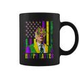 Happy Easter Confused Funny Joe Biden Mardi Flag Costume Coffee Mug
