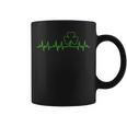 Heartbeat Shamrock Irish Lucky Clover St Patricks Day Gifts Coffee Mug