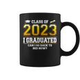 I Graduated Can I Go Back To Bed Now Funny Class Of 2023 Coffee Mug