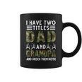 I Have Two Titles Dad And Grandpa Hunting Deer Coffee Mug