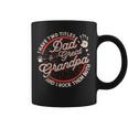 I Have Two Titles Dad And Great Grandpa Men Vintage Grandpa Coffee Mug