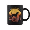I Like My Dog And Maybe 3 People Beagle Coffee Mug