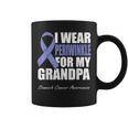 I Wear Periwinkle For My Grandpa Stomach Cancer Awareness Coffee Mug